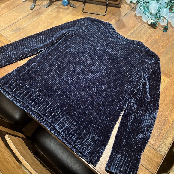 Blue cashmere sweater - Picture 3 of 3
